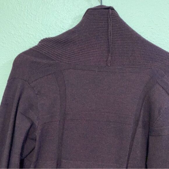 41 HAWTHORN Cardigan women’s small wine purple open front longline. - Picture 6 of 10